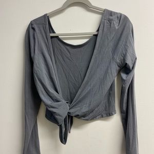 Gray Multi-wrap lulu lemon long sleeve